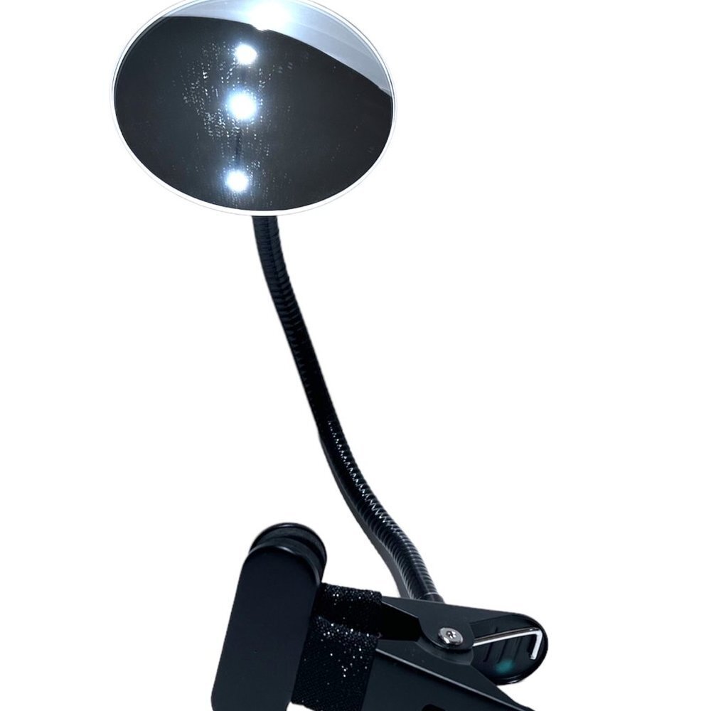 Clip On Rear View Cubicle Mirror for Personal Safety Adjustable‎